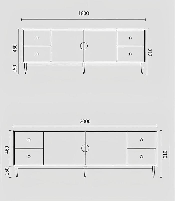SKYE Sideboard Cabinet - Exclusivia