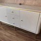 SPECTRA Marble sideboard with fluted sides - Exclusivia