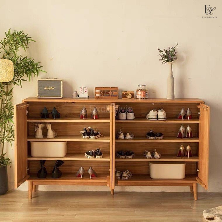 SPECTRE Wooden Shoe Cabinet - Exclusivia