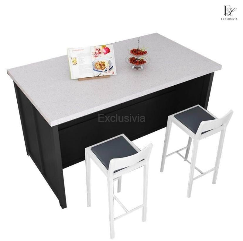 STATEN Quartz Kitchen Island Table - Exclusivia