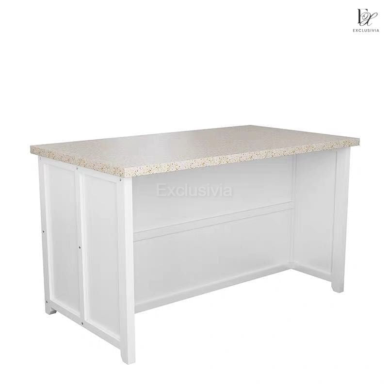 STATEN Quartz Kitchen Island Table - Exclusivia