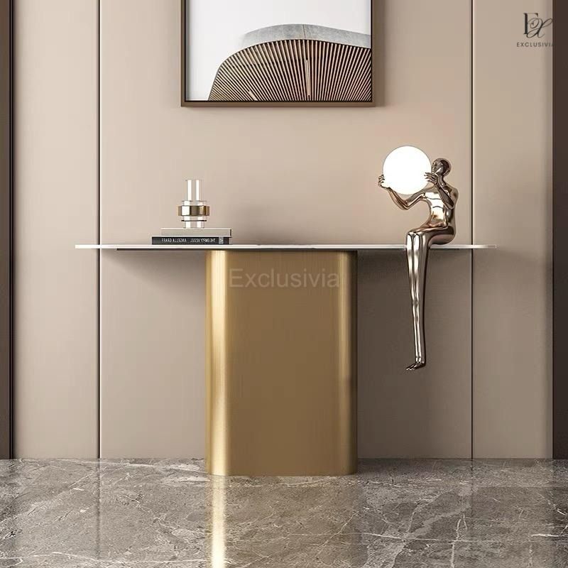 STRIFT Modern Sintered Stone Console Table - Exclusivia