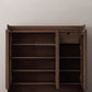 STRUT Rustic Solid Wood Shoe Cabinet - Exclusivia