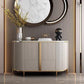 TEMPEST Contemporary sideboard in white/dark grey - Exclusivia