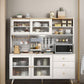 TYRENCE Rustic Ash Kitchen Cabinet Cupboard - Exclusivia