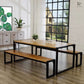 UTOPIA Modern Industrial Ultra Thin Office Study Table - Exclusivia