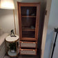 VALEN Rattan Glass Cabinet - Exclusivia