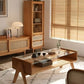 VALEN Rattan Glass Cabinet - Exclusivia