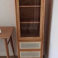 VALEN Rattan Glass Cabinet - Exclusivia