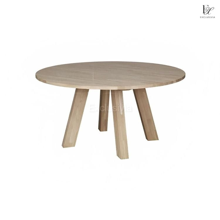 VALIR Rustic Solid Wood Dining Table - Exclusivia