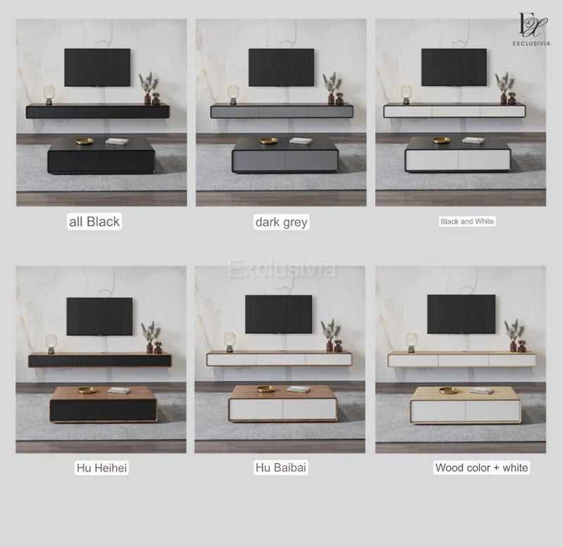 VALLUM Wall hung TV console - Exclusivia