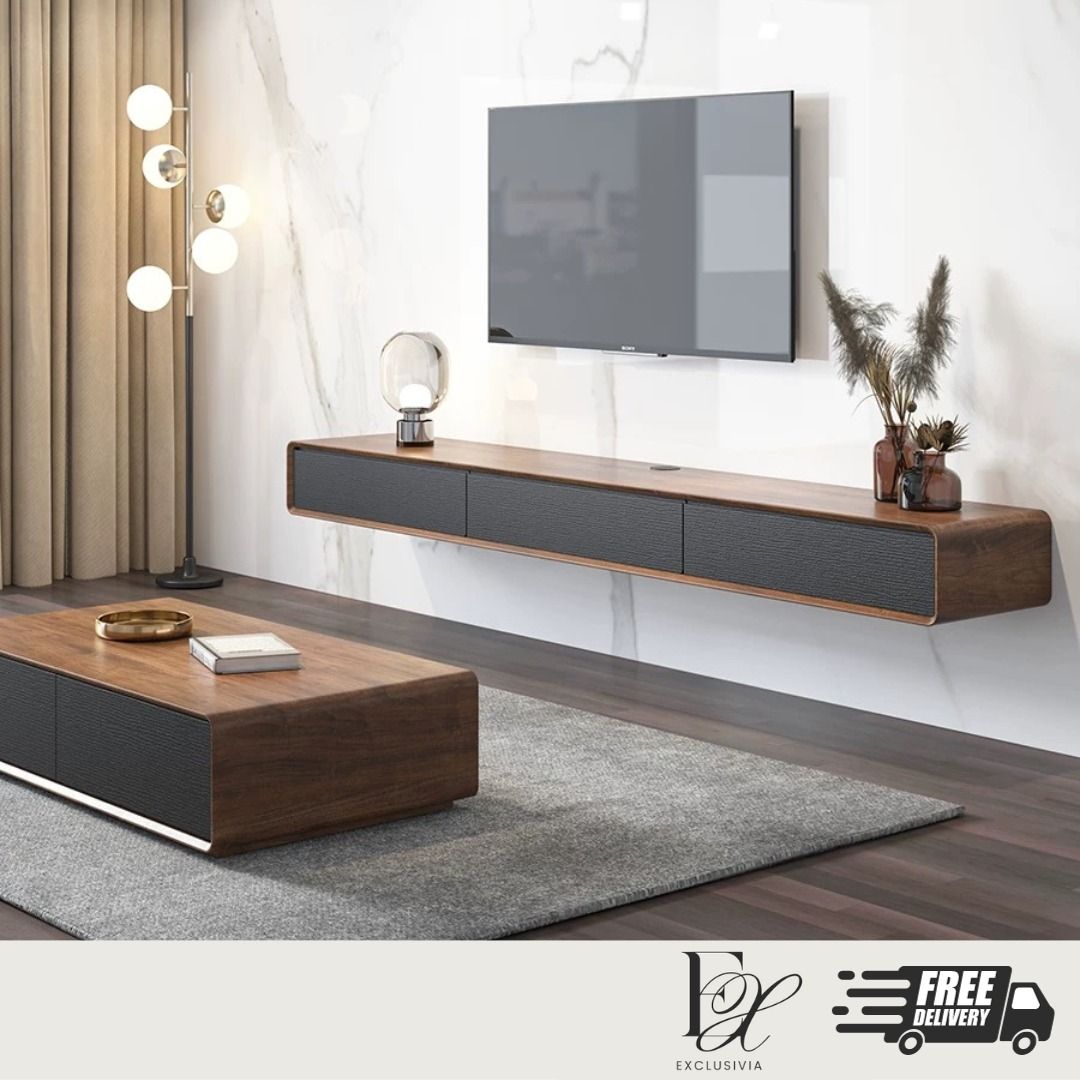 VALLUM Wall hung TV console - Exclusivia