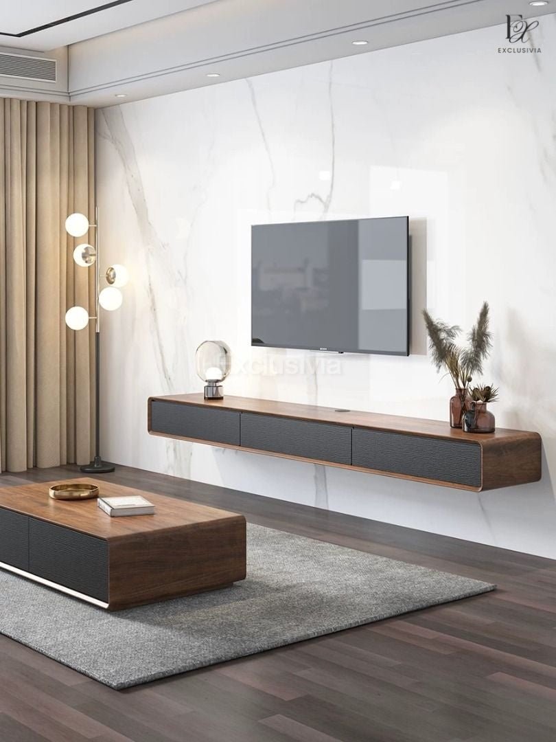 VALLUM Wall hung TV console - Exclusivia