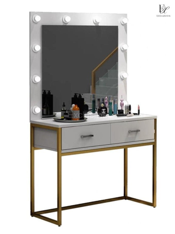 VERTEX Hollywood Spotlight Vanity Table Mirror - Exclusivia