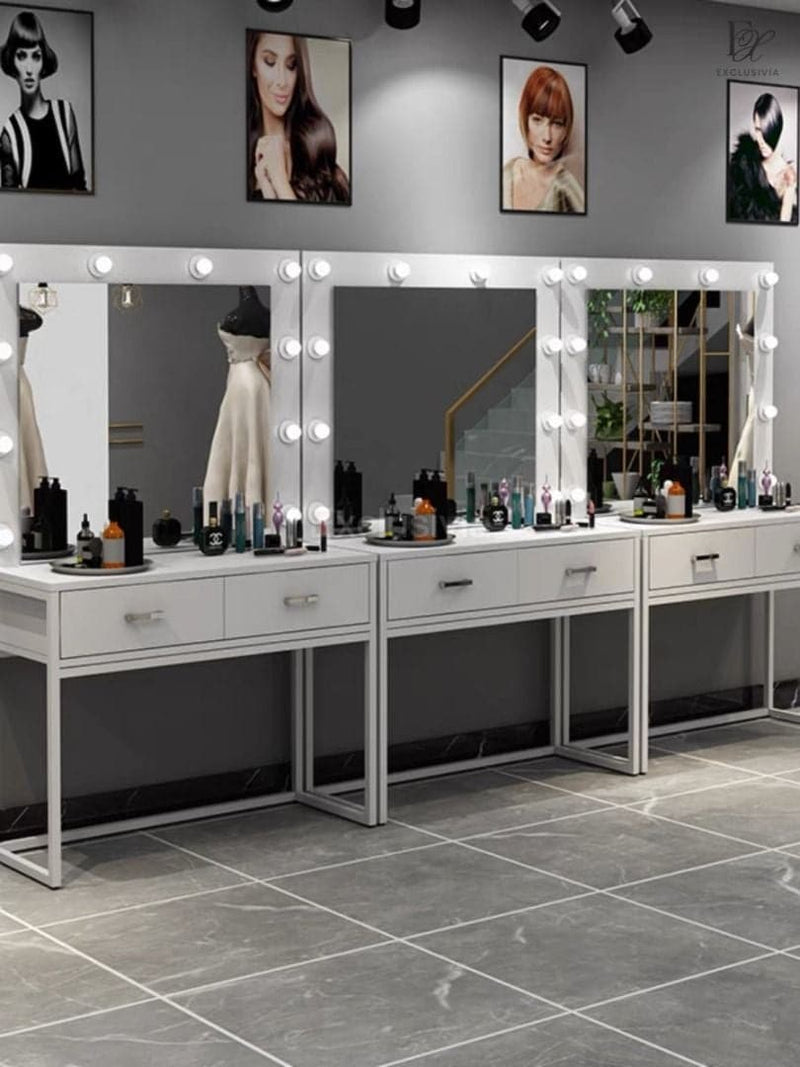 VERTEX Hollywood Spotlight Vanity Table Mirror - Exclusivia