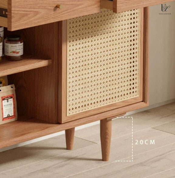 VEXA Rattan Cabinet Sideboard Drawer - Exclusivia