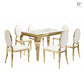 VICTORIAN Marble Dining Table Chair - Exclusivia