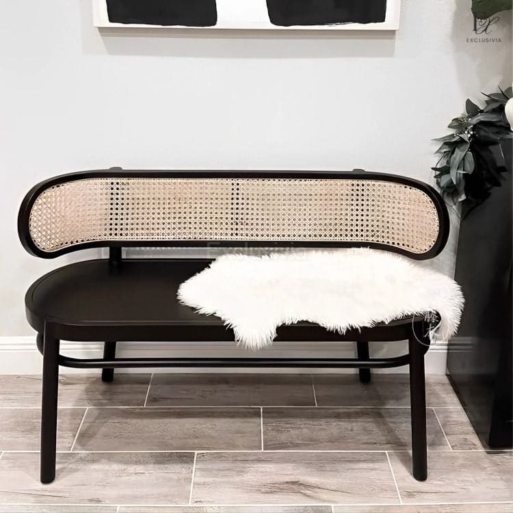 WREN Rattan Bench Chair - Exclusivia