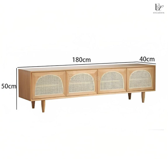 YON Rattan TV Console Sideboard - Exclusivia