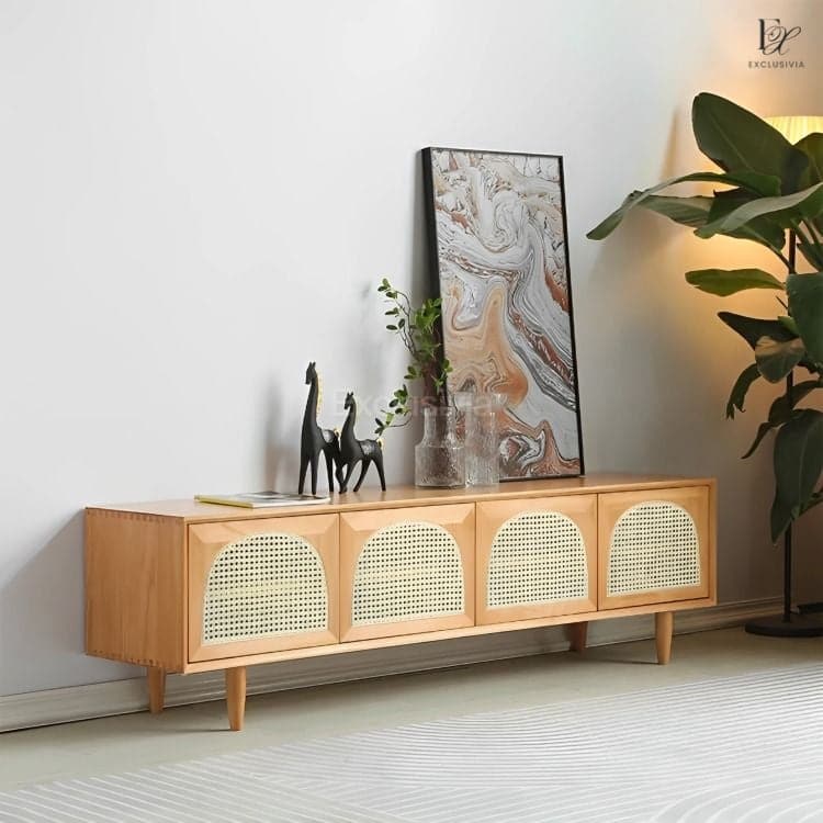 YON Rattan TV Console Sideboard - Exclusivia