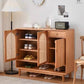 ZENITH Rattan Shoe Cabinet Rack - Exclusivia