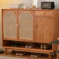 ZENITH Rattan Shoe Cabinet Rack - Exclusivia