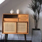 ZONX Rattan Sideboard Cabinet - Exclusivia